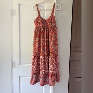 Land of the Free Floral Pink Maxi Dress